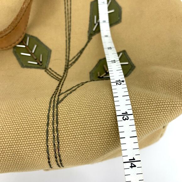 Fossil Jesse Floral Canvas Large Tote Bag Purse - Picture 9 of 12